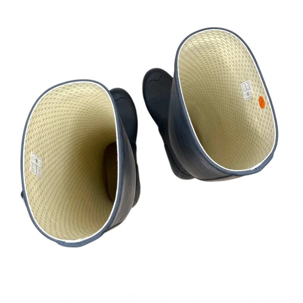 Women's Original Tall Rain Boots Navy Blue Rubber Waterproof Wellies size 7M/8F - Picture 10 of 15